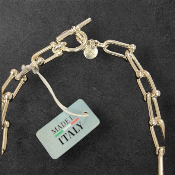 NWT 🇮🇹MIA FIORI 🇮🇹 DYADEMA U LINK NECKLACE - Picture 2 of 5